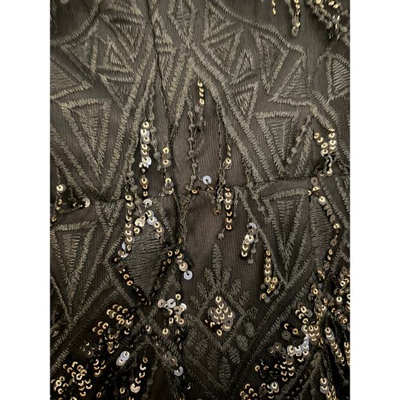 Superdown Nia Sequin Mini Dress / Black / XS - Picture 7 of 9